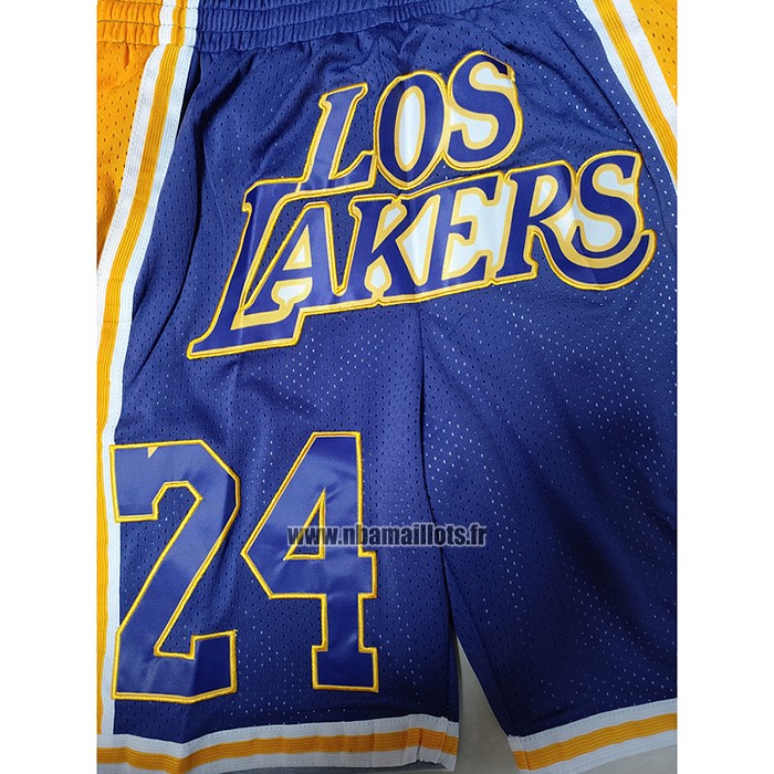 Short Los Angeles Lakers Kobe Bryant 24 Just Don Volet